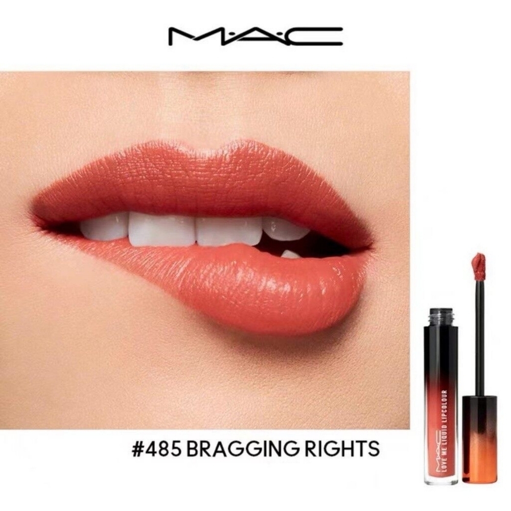 MAC COSMETICS // love me liquid lip color in bragging rights